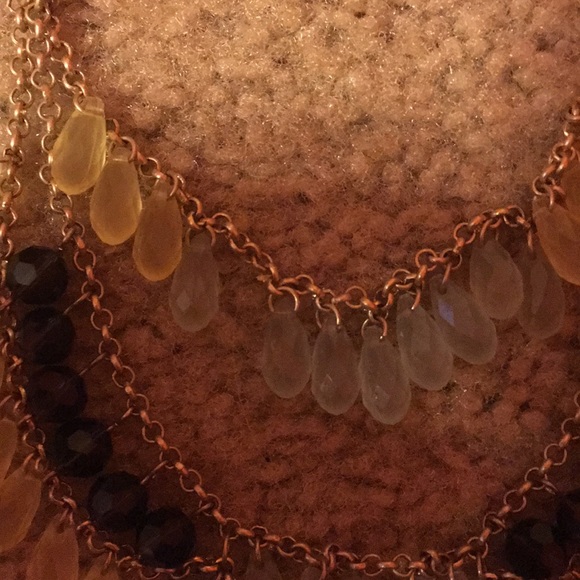 Lia Sophia Gold Statement Necklace - Picture 2 of 4